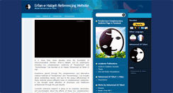 Desktop Screenshot of erfanehalqeh.com